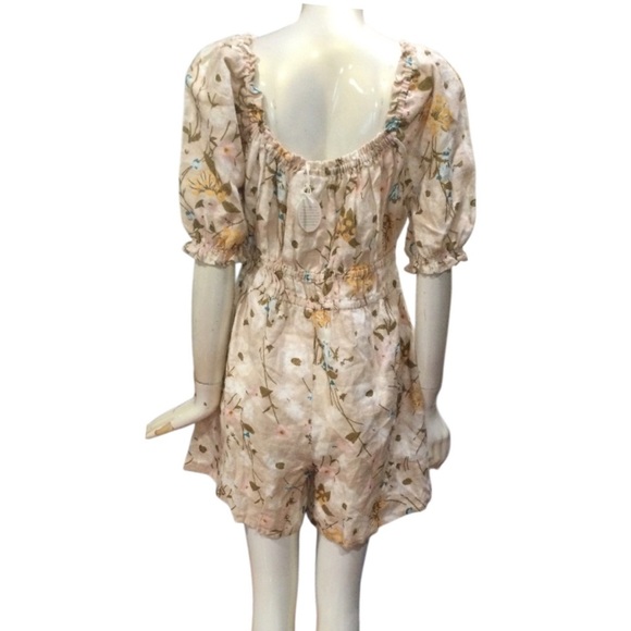Spartina 449 Audrey Romper Linen floral - Picture 4 of 10